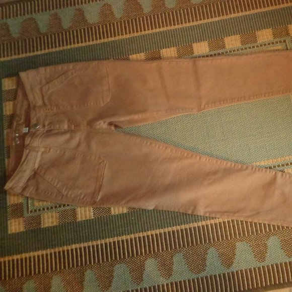 NWOT Seven 7 Pants Size 4 Honey Brown Skinny Leg Zip/Button Closure - Picture 3 of 14